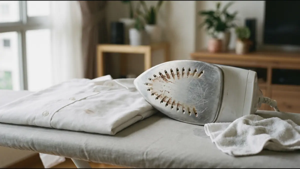 How to Clean an Iron Soleplate (and Stop the Brown Marks)